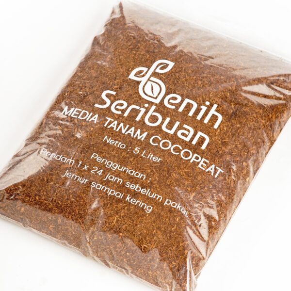 Media Tanam Cocopeat Organik 1 Liter Serbuk Halus Kelapa Grade Super