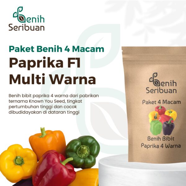 Benih Paprika 4 Macam Benih Sayuran Paket Paprika 4 Warna Seribuan 1 Benih Paprika 4 Macam Benih Sayuran Paket Paprika 4 Warna Seribuan