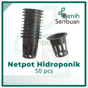 Netpot Hidroponik 50 pcs 5cm 7cm Plastik Hitam