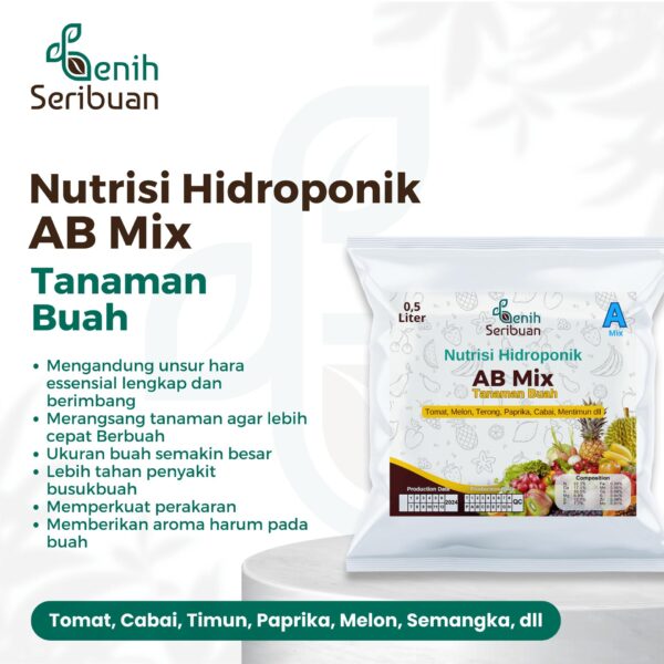 AB Mix Nutrisi Hidroponik untuk 100 Liter Air