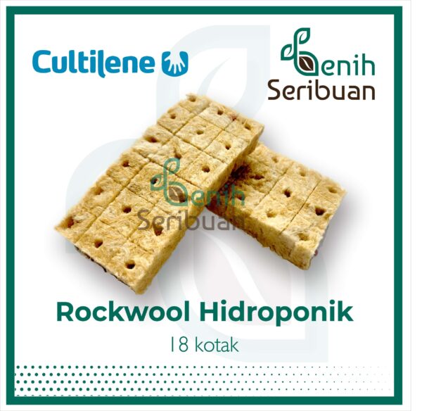 Rockwool Hidroponik Siap Pakai 18 Plug CULTILENE