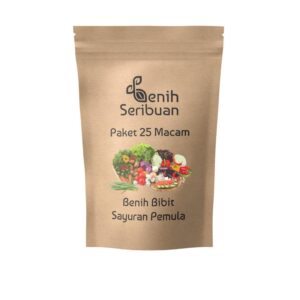 Paket 25 Bibit Sayuran Mudah Tumbuh Benih Seribuan