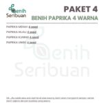 Benih Paprika 4 Macam Benih Sayuran Paket Paprika 4 Warna Seribuan