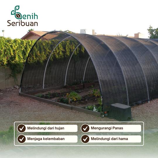 Paranet Peneduh Sinar UV Matahari dan Hujan - Perlindungan Maksimal Greenhouse Kebun Arena Bermain Kolam Kandang dari Matahari & Hujan 5 Paranet Peneduh Sinar UV Matahari dan Hujan - Perlindungan Maksimal Greenhouse Kebun Arena Bermain Kolam Kandang dari Matahari & Hujan
