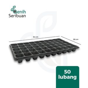 Tray Semai Pot Tray Tebal 1 MM Lubang 50 Media Tanam Semai Benih