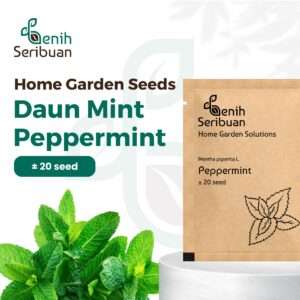 Benih Herb Daun Mint Peppermint Heirloom Premium