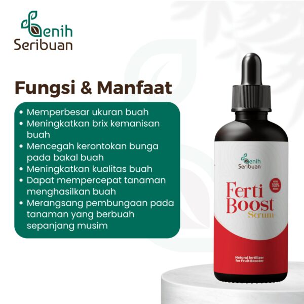 Ferti Boost Serum: Pupuk Cair Pelebat Buah Organik 100mL Booster Buah Lebih Cepat Besar Manis 2 Ferti Boost Serum: Pupuk Cair Pelebat Buah Organik 100mL Booster Buah Lebih Cepat Besar Manis