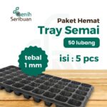 Tray Semai Pot Tray Tebal 1 MM Lubang 50 Media Tanam Semai Benih