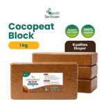 Cocopeat Block 1 kg - Media Tanam Praktis Sabut Kelapa Halus dan Ramah Lingkungan