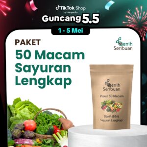 Paket 50 Bibit Sayuran Varian Tanaman Lengkap