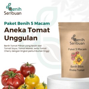 Benih Sayuran Tomat Paket 5 Macam Benih Sayur Unggul Seribuan