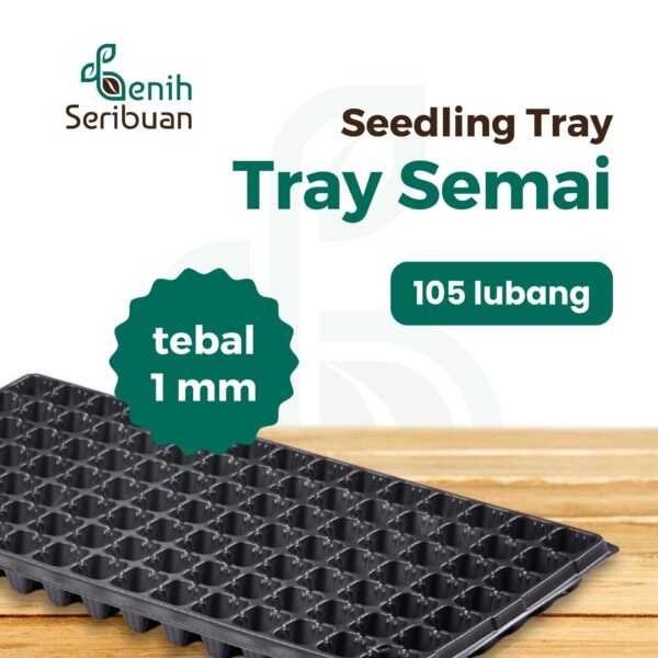 Tray Semai Pot Tray Tebal 1 MM Lubang 105 Media Tanam Semai Benih 1 Tray Semai Pot Tray Tebal 1 MM Lubang 105 Media Tanam Semai Benih