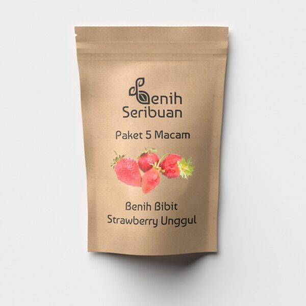 Benih Strawberry 5 Macam Benih Buah Stroberi Unggul Seribuan