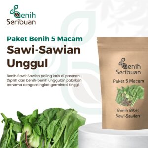 Benih Sawi 5 Macam Benih Paket Sayuran Seribuan Sayur Unggul