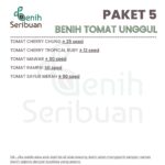 Benih Sayuran Tomat Paket 5 Macam Benih Sayur Unggul Seribuan
