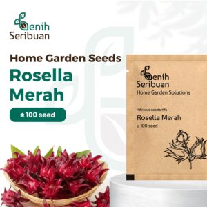 Benih Bunga Rosella Merah Unggulan Premium