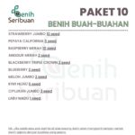Benih Buah 10 Macam Paket Benih Tanaman Buah-Buahan Seribuan