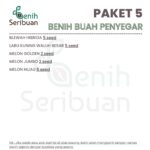 Benih Buah Penyegar 5 Macam Benih Paket Buah-Buahan Segar Seribuan