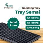 Tray Semai Pot Tray Tebal 1 MM Lubang 128 Media Tanam Semai Benih