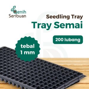 Tray Semai Pot Tray Tebal 1 MM Lubang 200 Media Tanam Semai Benih