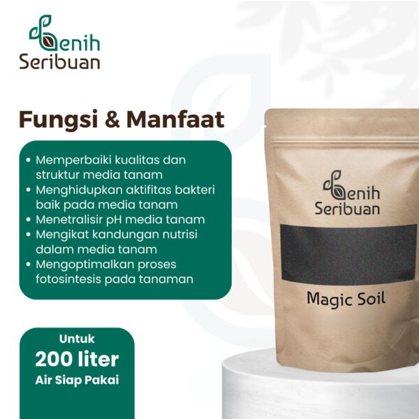 Magic Soil Pupuk Organik Pembenah Tanah 200gr Serbuk Ajaib Premium