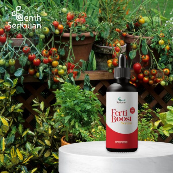 Ferti Boost Serum: Pupuk Cair Pelebat Buah Organik 100mL Booster Buah Lebih Cepat Besar Manis 5 Ferti Boost Serum: Pupuk Cair Pelebat Buah Organik 100mL Booster Buah Lebih Cepat Besar Manis