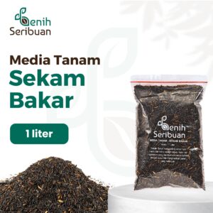 Sekam Bakar Media Tanam Organik 1 Liter Murni Grade Super