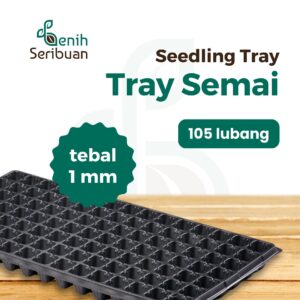 - Paket Tray Semai 5 pc Pot Tray Tebal 1 MM Lubang 105 Media Tanam Semai Benih
