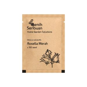 Benih Bunga Rosella Merah Unggulan Premium