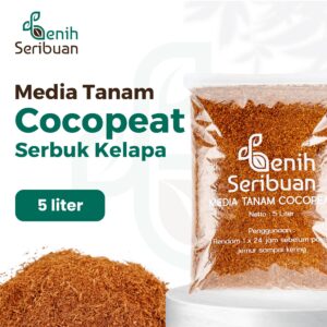 Cocopeat Media Tanam Organik 5 Liter Serbuk Halus Kelapa Grade Super