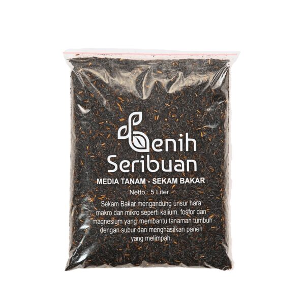 Sekam Bakar Media Tanam Organik 5 Liter Murni Grade Super