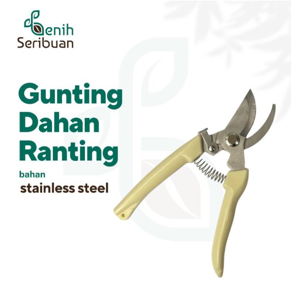 - Gunting Kebun Taman Pangkas Dahan Potong Ranting Stek Pruning Tajam Kualitas Tinggi – Stainless Steel Shears