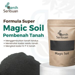 Magic Soil Pupuk Organik Pembenah Tanah 200gr Serbuk Ajaib Premium