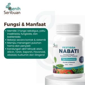 Pestisida Nabati 150mL Formula Organik Cair Konsentrat Pengendali Hama Tanaman