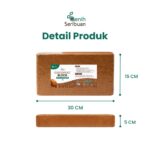 Cocopeat Block 1 kg - Media Tanam Praktis Sabut Kelapa Halus dan Ramah Lingkungan