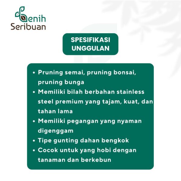 - Gunting Kebun Taman Pangkas Dahan Potong Ranting Stek Pruning Tajam Kualitas Tinggi – Stainless Steel Shears