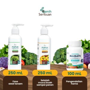 Paket Nutrisi Panen: POC Tanaman Buah + Pupuk Organik Cair Sayuran + Pestisida Nabati