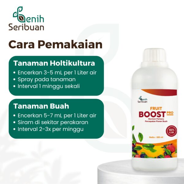 Pupuk Pelebat Buah Fruit Boost Pro 500mL Nutrisi Percepatan Pembuahan Organik Cair