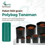 Polybag Tanaman 500gr Tebal Plastik Polibag Kiloan 500 gram