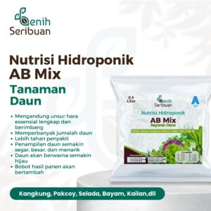 AB Mix Nutrisi Hidroponik untuk 100 Liter Air
