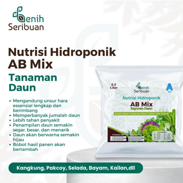 AB Mix Nutrisi Hidroponik untuk 100 Liter Air